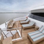 sun deck at endemic yacht